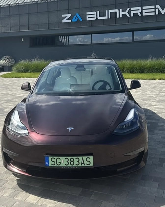 Tesla Model 3 cena 200000 przebieg: 17600, rok produkcji 2022 z Gliwice małe 277